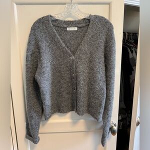 Primark Fuzzy Gray Cardigan
